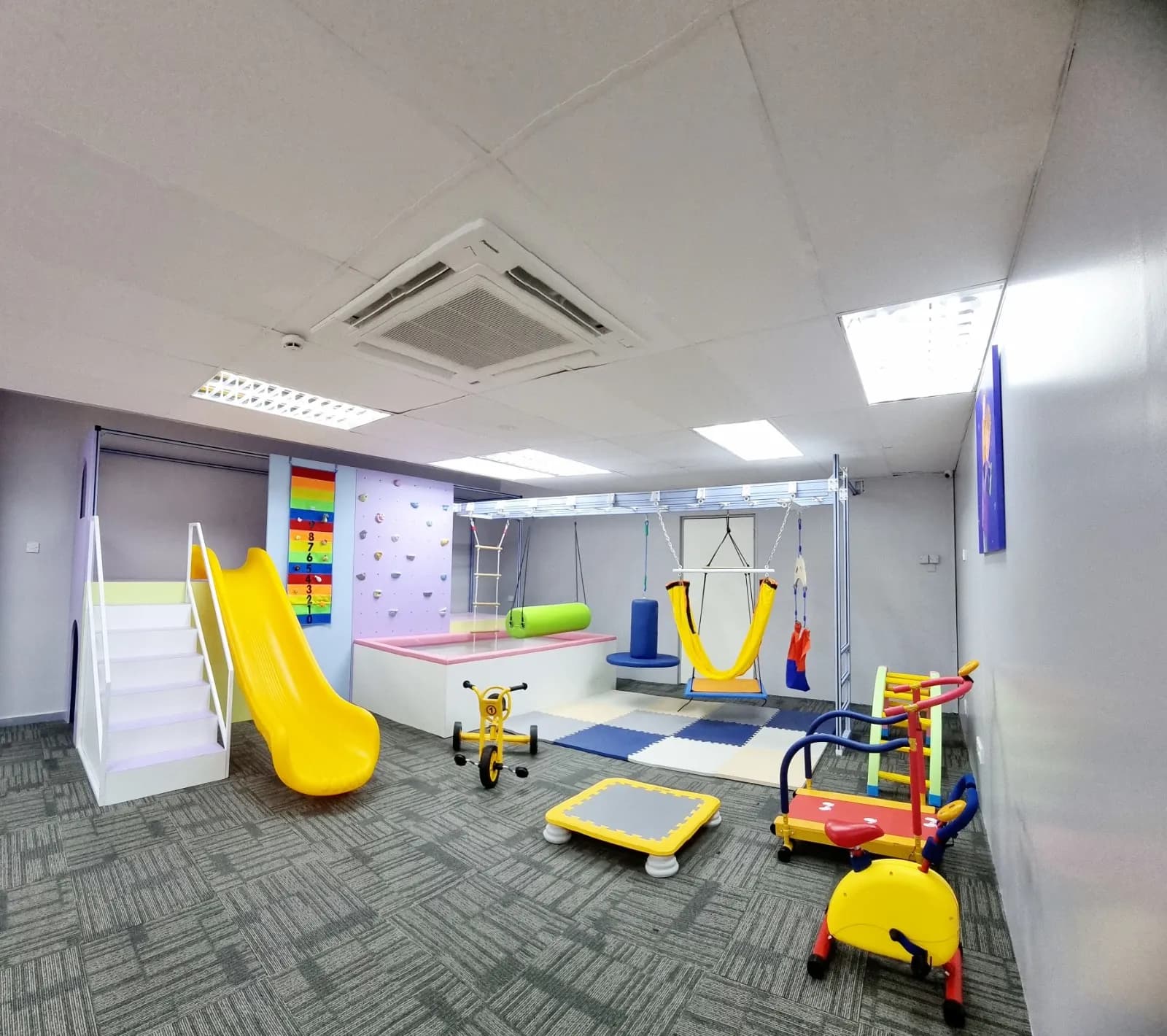 Therapaeds Subang Jaya — sensory gym with slide