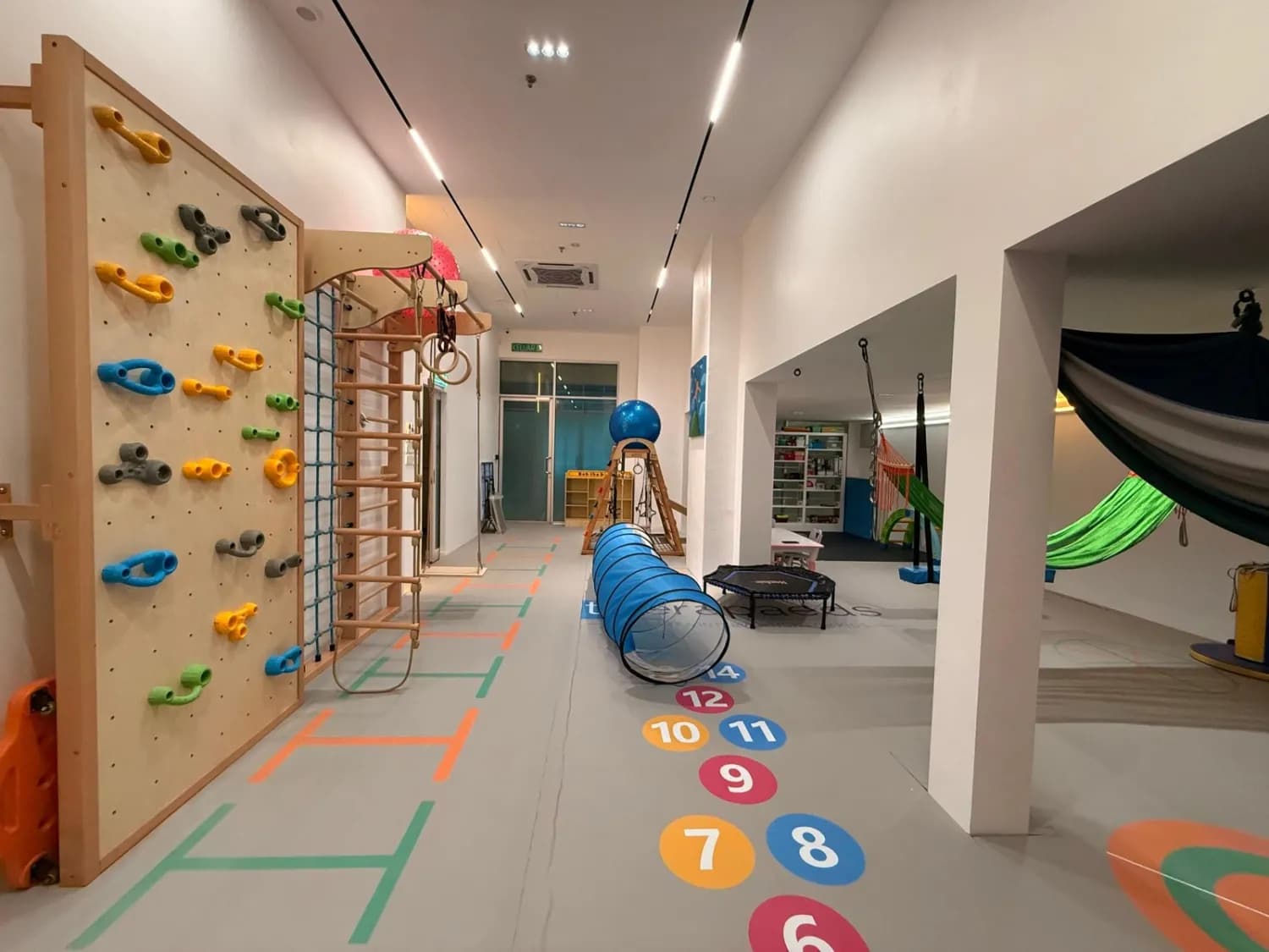 Therapaeds Cheras — sensory gym with climbing wall