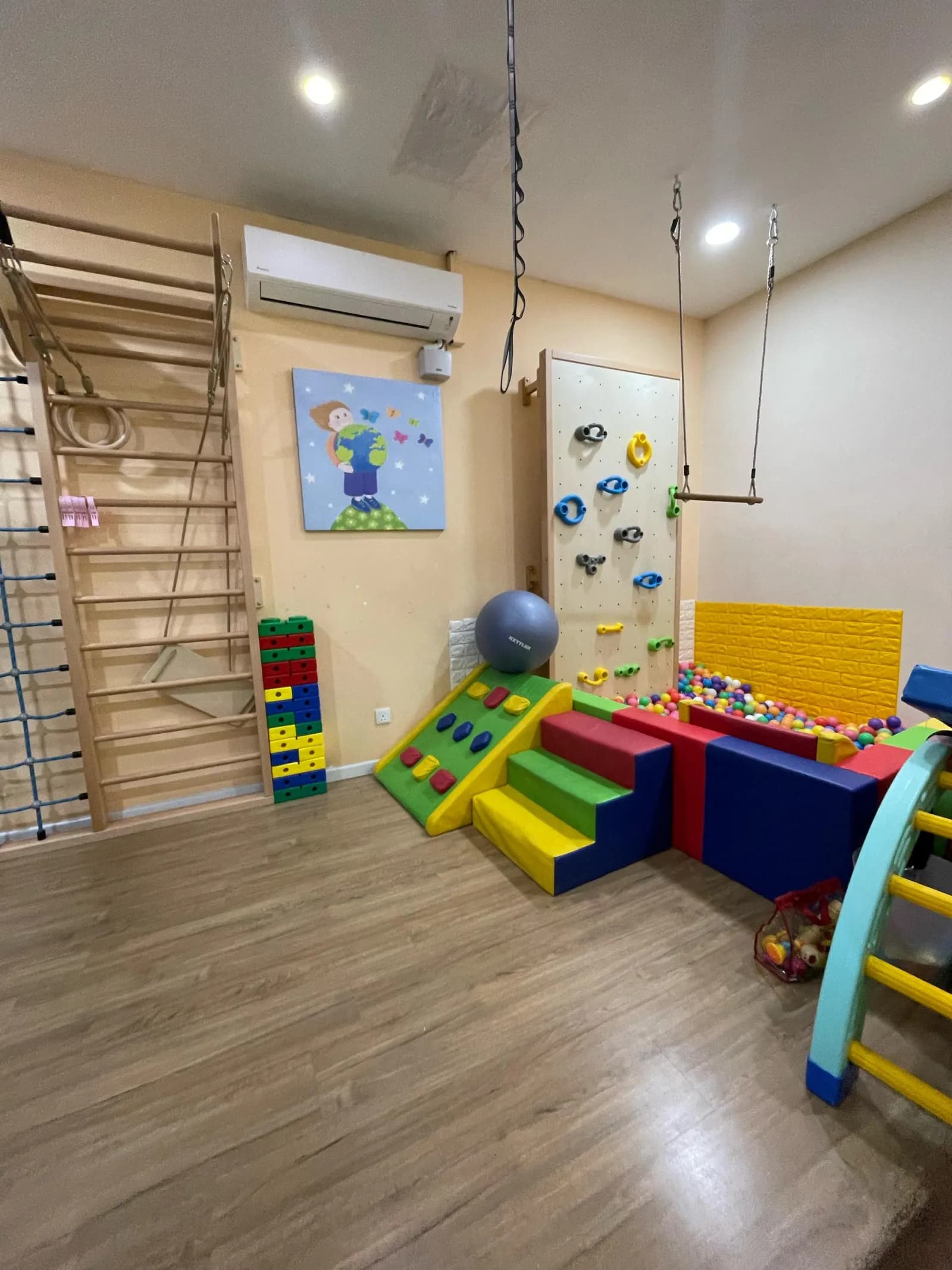 Therapaeds Kota Damansara — soft-play and climbing area